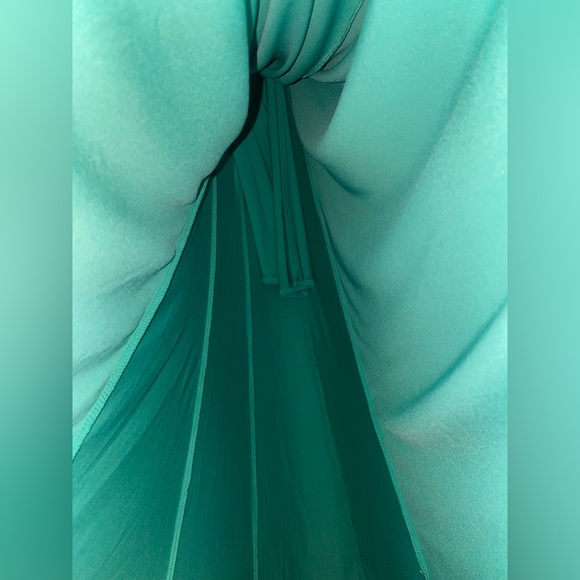 Turquoise green dress size 10 - Picture 6 of 7